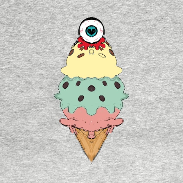 Eye-Scream Cone by supernekocatchandeluxepro